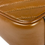 Gucci Brown Leather Marmont Shoulder Bag