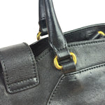 YSL Black Leather Cabas Chyc 2Way