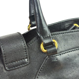 YSL Black Leather Cabas Chyc 2Way