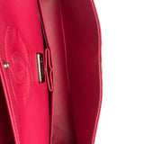 Chanel Classic Double Flap Python Bag Pink 2014