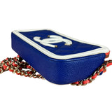 Chanel 2019 Caviar Quilted CC Filigree Clutch on Chain