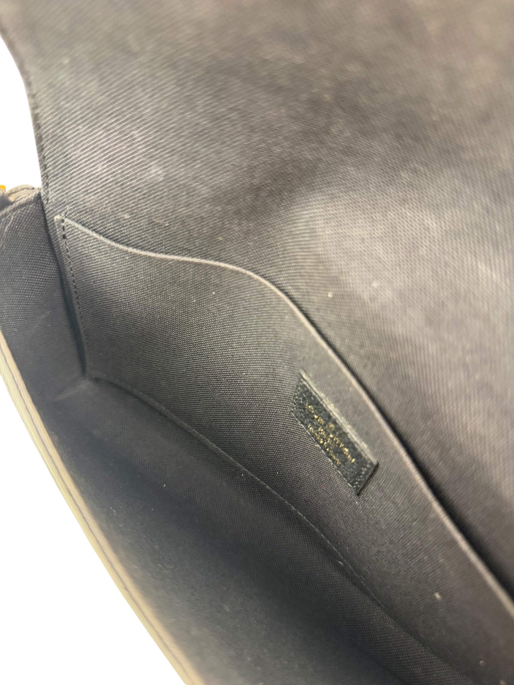 Louis Vuitton Black Leather Monogram Felicie Pochette