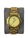 Fendi 860G Champagne Dot Dial Gold Plated Watch