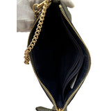 Coach Military Green Leather Signature Wristlet