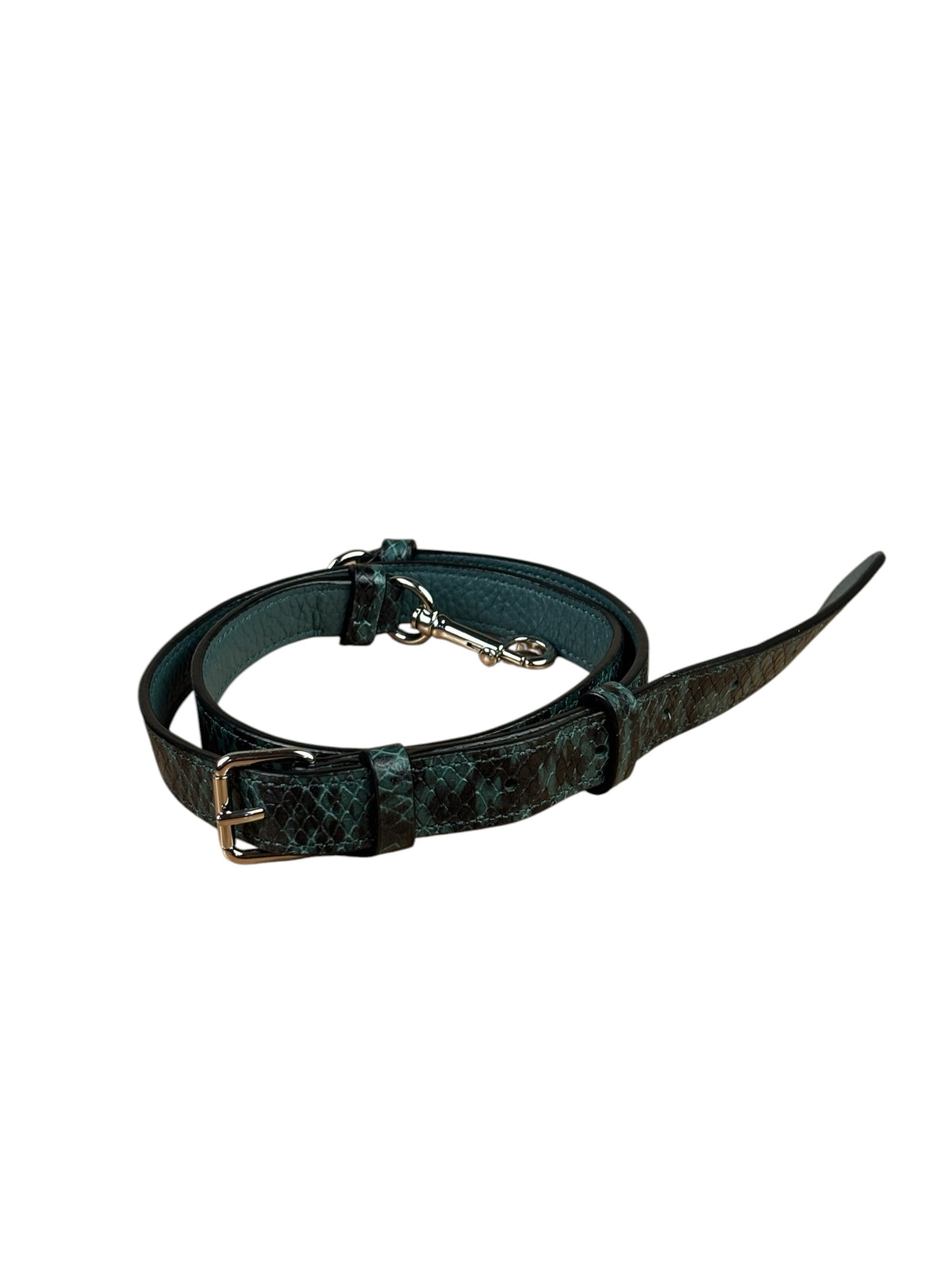 Coach Green Pebbled Leather Rogue Shoulder Bag