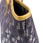 Fendi Purple Denim Roll Zucchino Tote
