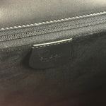 Gucci Grey Leather Retractable Top Handle Square 2-Way Satchel Bag