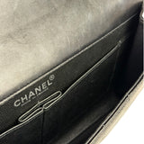 Chanel Black Patent Leather Chocolate Bar Flap Bag 2000