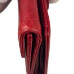 Chanel Vintage Red Caviar Compact Wallet 2010