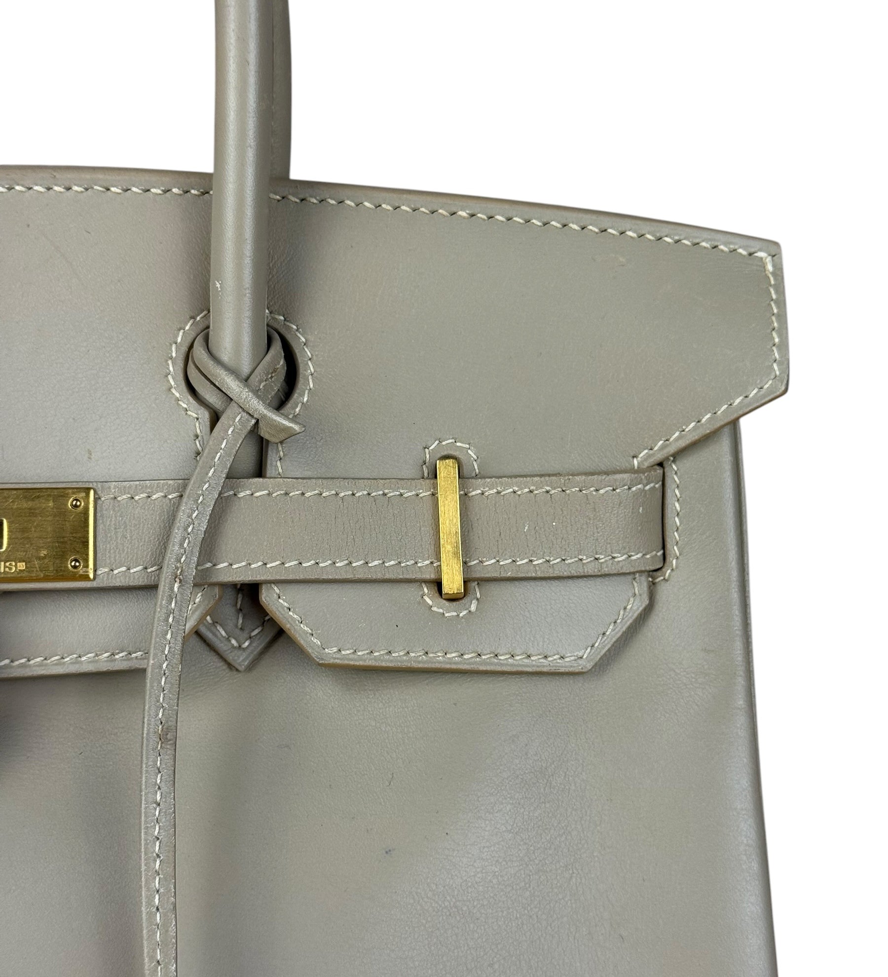 Hermes Birkin 30 Argile Box Brushed Gold 2003
