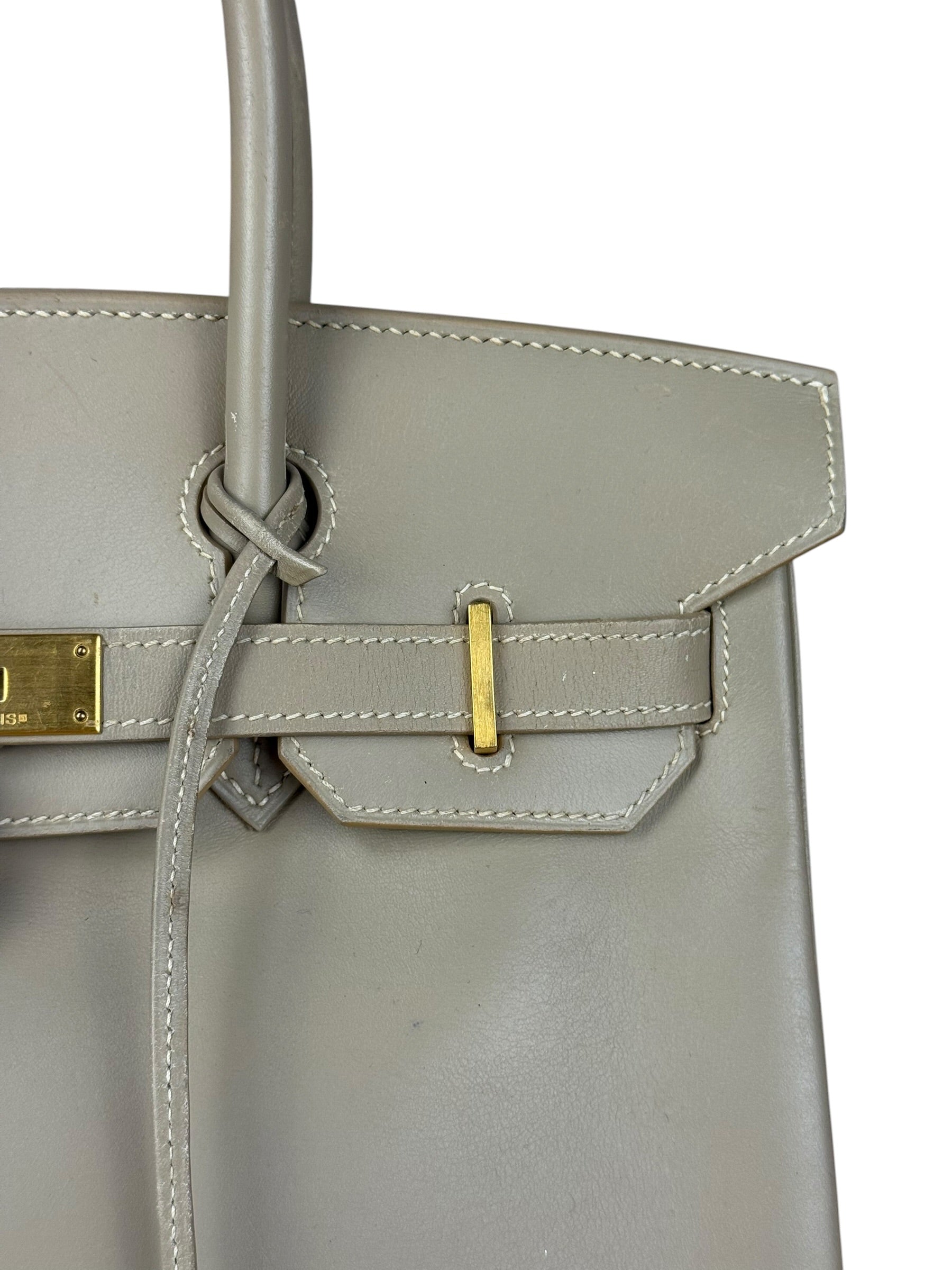 Hermes Birkin 30 Argile Box Brushed Gold 2003