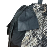 Prada Vintage Snake Print Nylon 2Way Bag