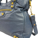 Balenciaga Mist Blue Leather Sunday City Bag