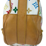 Louis Vuitton White Murakami Greta Hobo Shoulder Bag