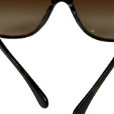 Chanel Brown 5309-B-A Crystal Baguette Bijou Cat-Eye Sunglasses