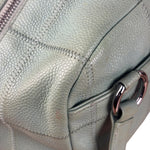Chanel Light Green Quilt LAX Leather Bowler Bag 2004