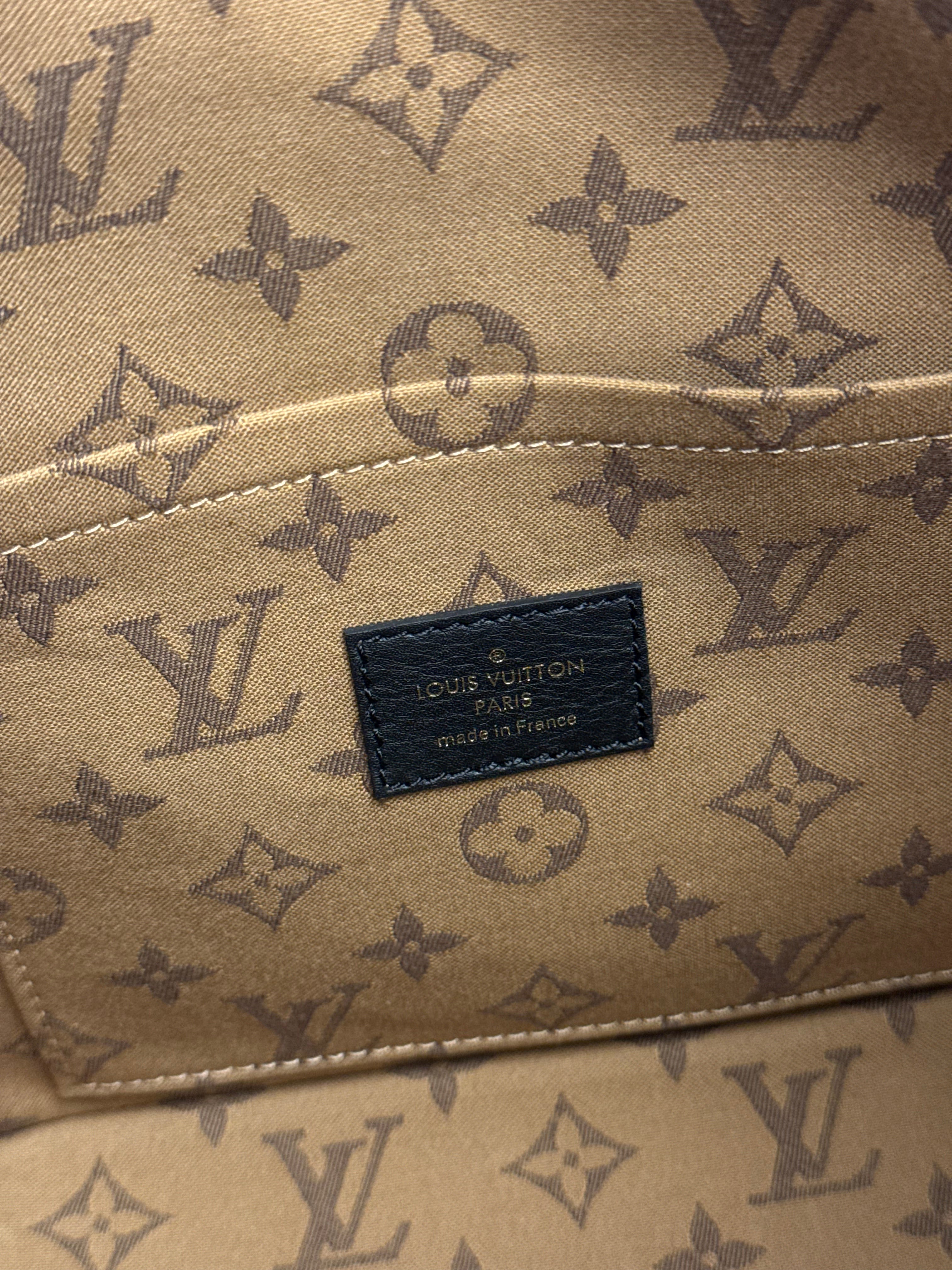 Louis Vuitton Black Leather Cruiser Handbag