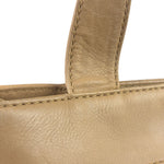 Chanel Turnlock CC Tan Leather Tote 2002