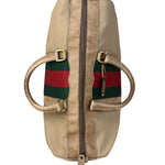 Gucci Vintage Canvas Duffle Bag
