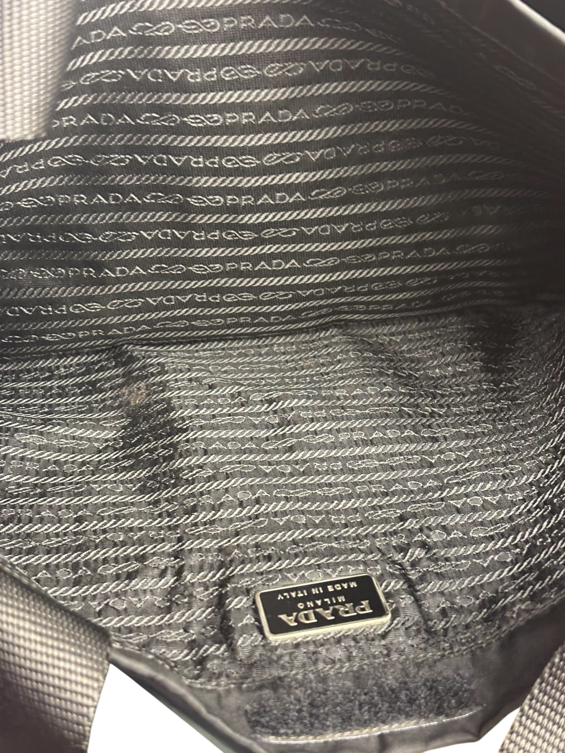 Prada Black Tessuto Nylon Tote Bag
