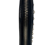 Saint Laurent Black Studded Long Wallet