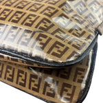 Fendi Brown PVC Zucca Baguette