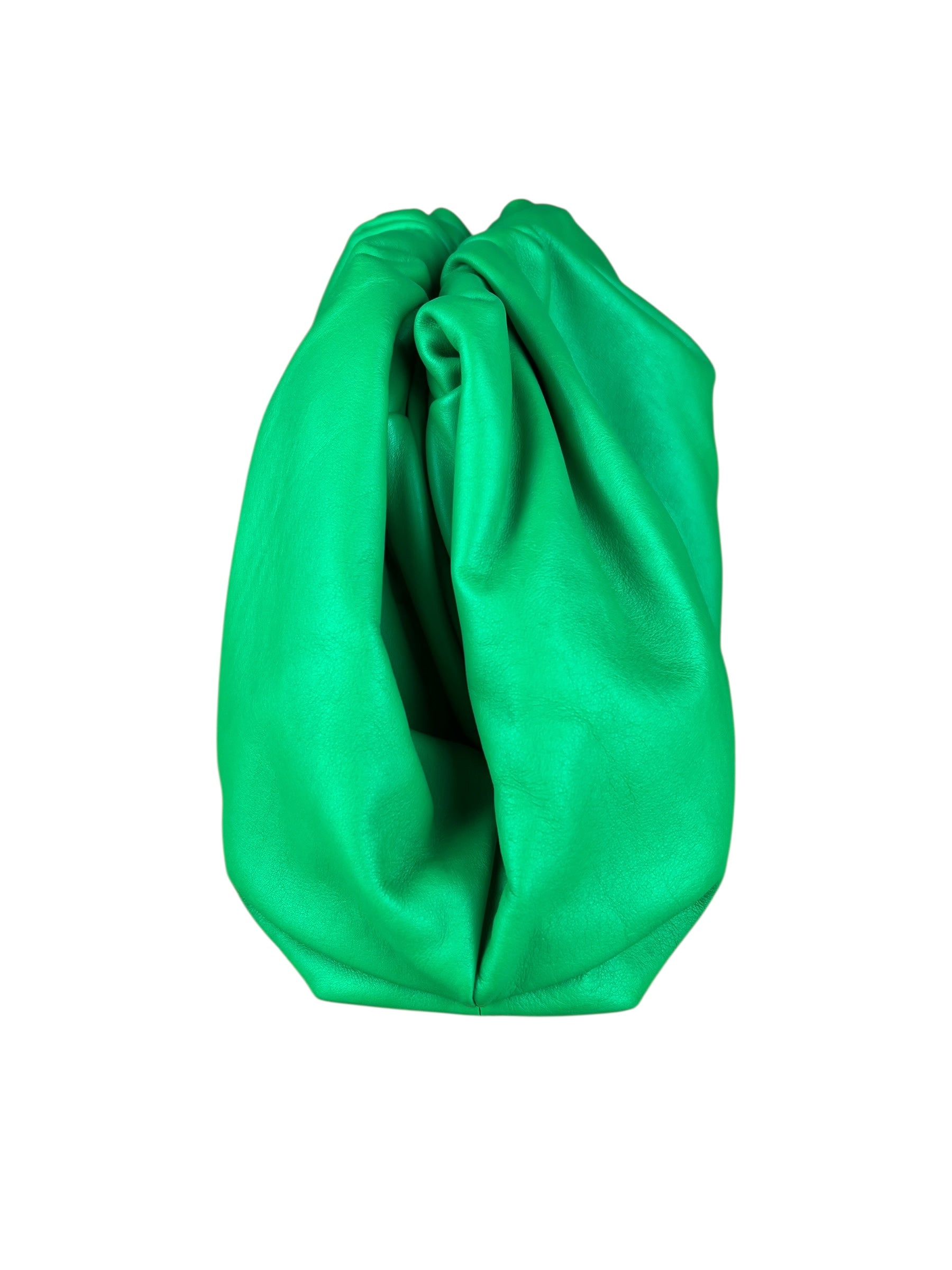 Bottega Veneta Green Large Pouch Clutch