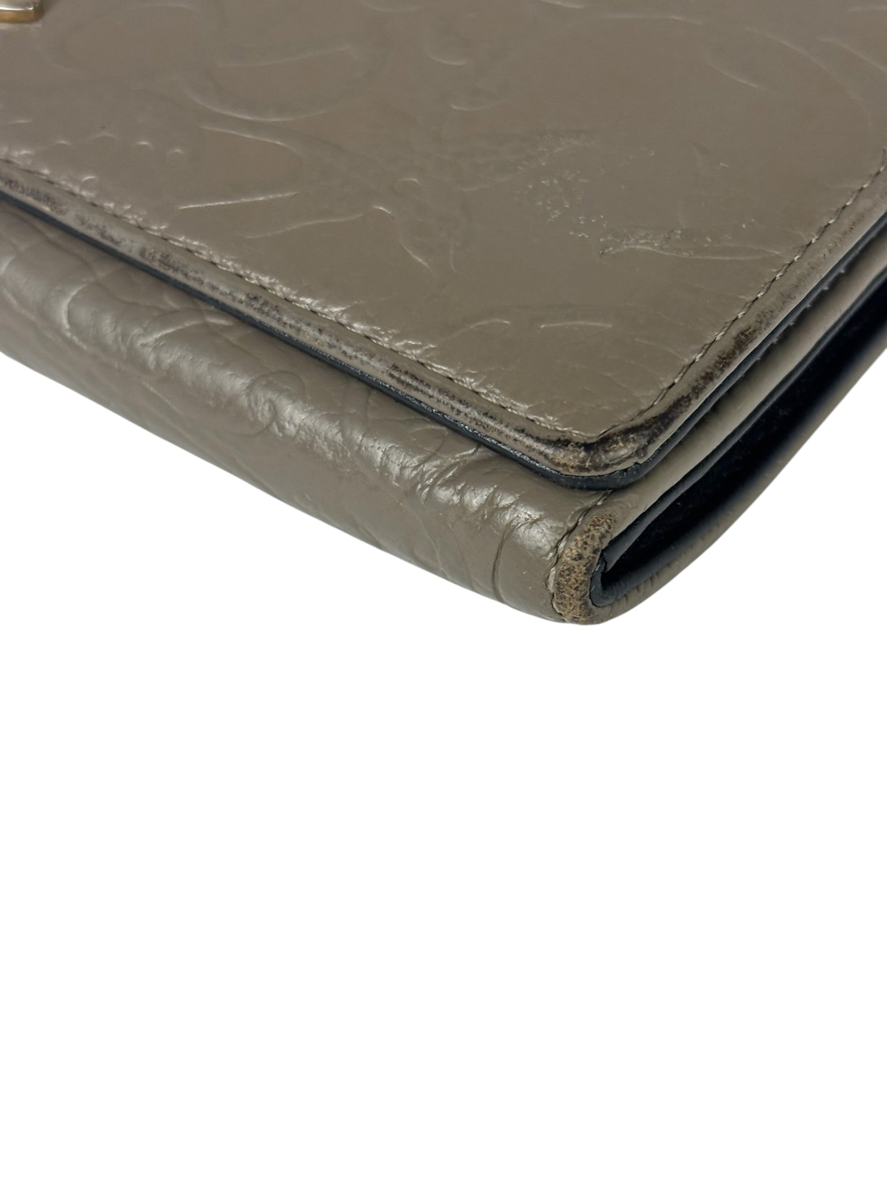 Vivienne Westwood Grey Long Flap Wallet