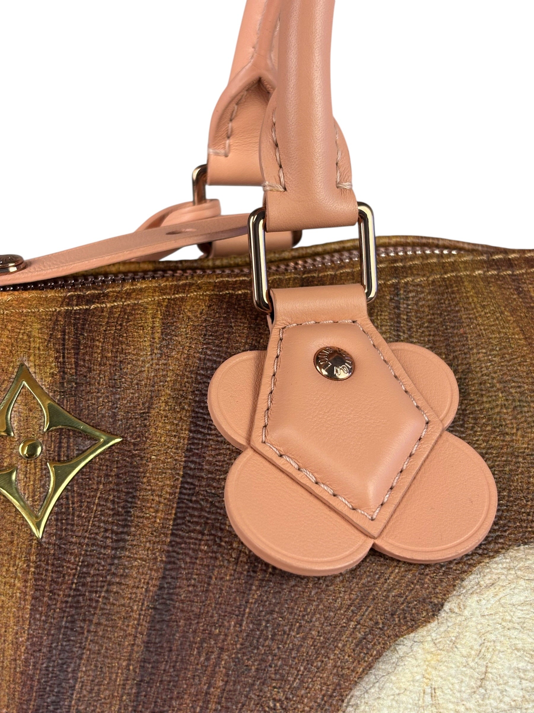 Louis Vuitton x Jeff Koons Master Faronard Peach Speedy 30
