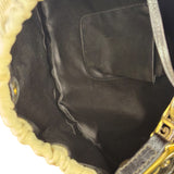 Saint Laurent White Canvas Mombasa Hobo Bag