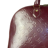 Louis Vuitton Monogram Vernis Alma GM Burgundy