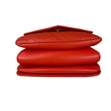 Chanel Red Quilted Coco Handle 2Way Handbag 2019