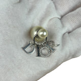 Christian Dior Pearl Spell-Out Earrings