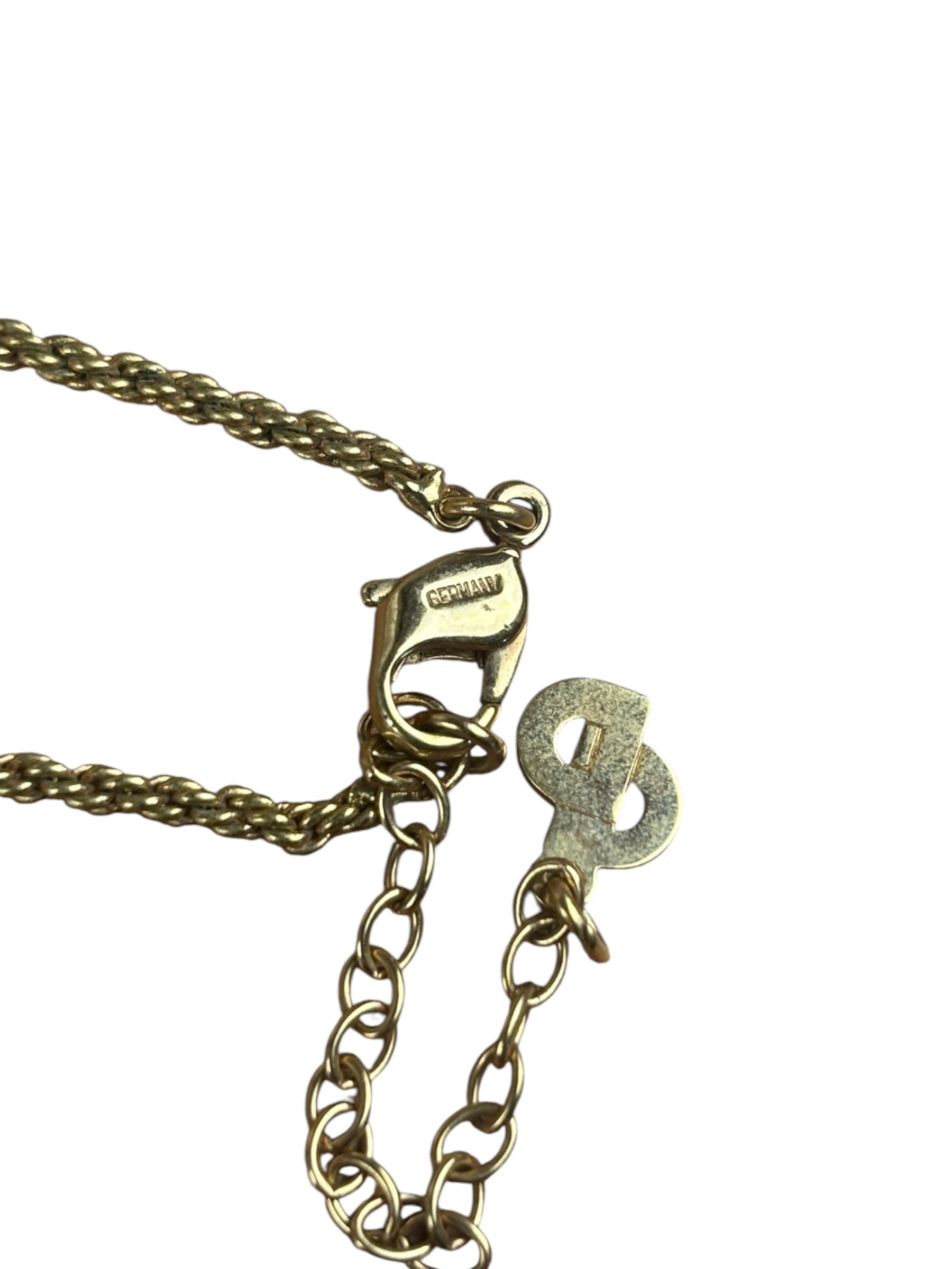 Christian Dior Vintage Interlocking Monogram Pendant Necklaces
