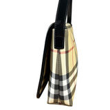Burberrys Nova Check Flap Shoulder Bag