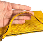 Louis Vuitton Epi Leather Pochette Yellow