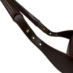 Celine Brown Leather Trim C Macadam Hobo Bag