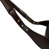 Celine Brown Leather Trim C Macadam Hobo Bag