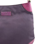 Gucci Vintage Purple Canvas Shoulder/Hobo Bag