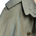 Burberry Vintage Sage Green Trench Coat