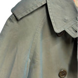 Burberry Vintage Sage Green Trench Coat