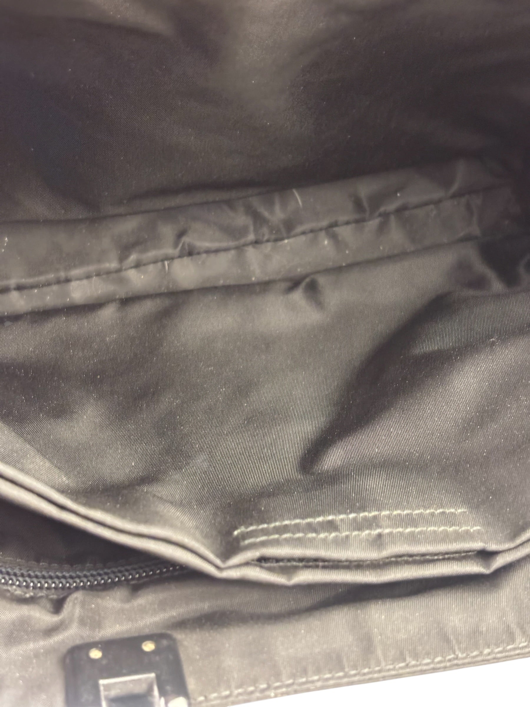 Prada Vintage Black Tessuto Nylon Tote