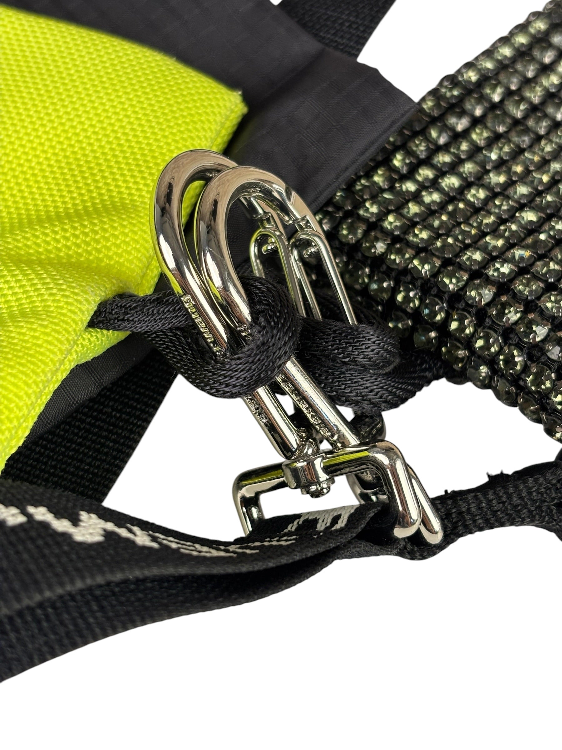 Alexander Wang Multicolor Elite Lanyard Crystal Mesh Multi Pouch