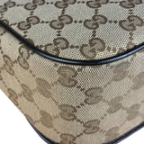 Gucci GG Canvas Print Flap Messenger Bag
