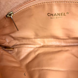 Chanel CC Flap Bag Peach Jersey Quilt