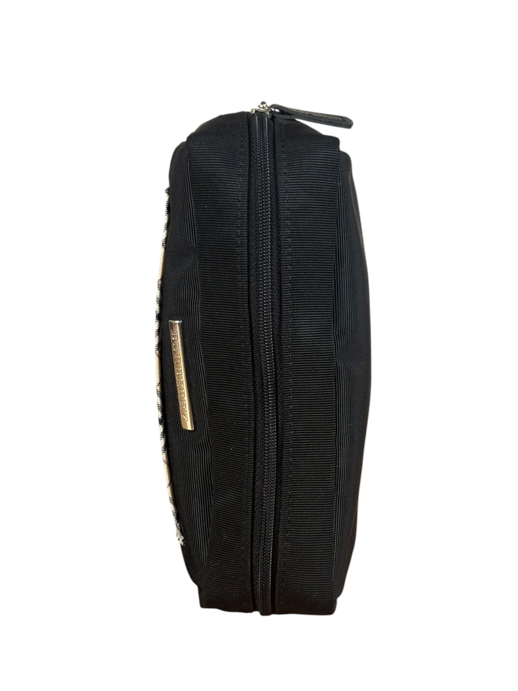 Burberry Vintage Black Nova Check Cosmetic Pouch