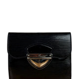 Louis Vuitton Black Epi Joey Trifold Wallet
