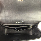 Chanel Black Quilted Patent Leather Top Handle 1996