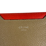 Celine Brown/Red Leather Card Holder