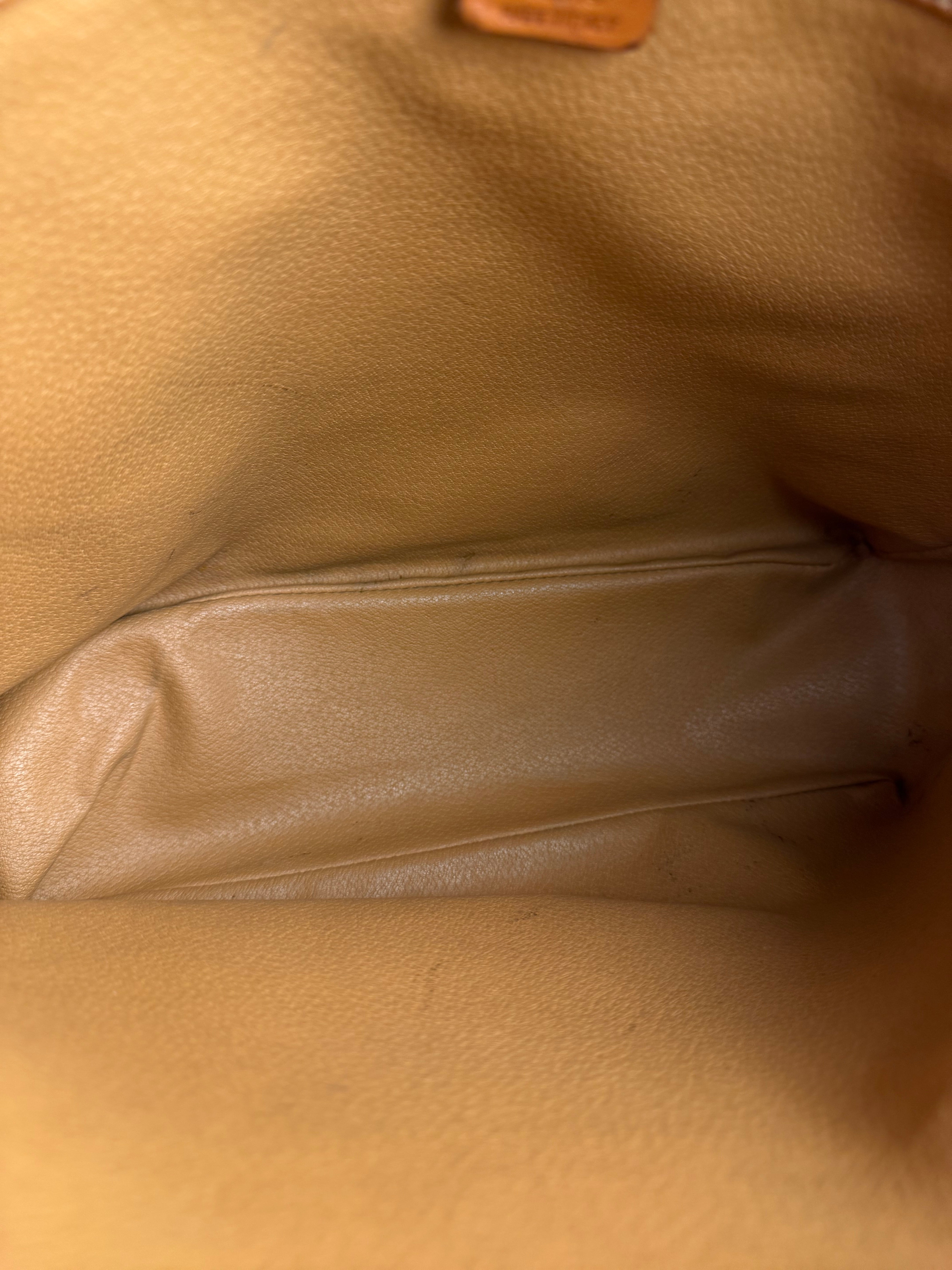 Celine Vintage Macadam Canvas Shoulder Tote